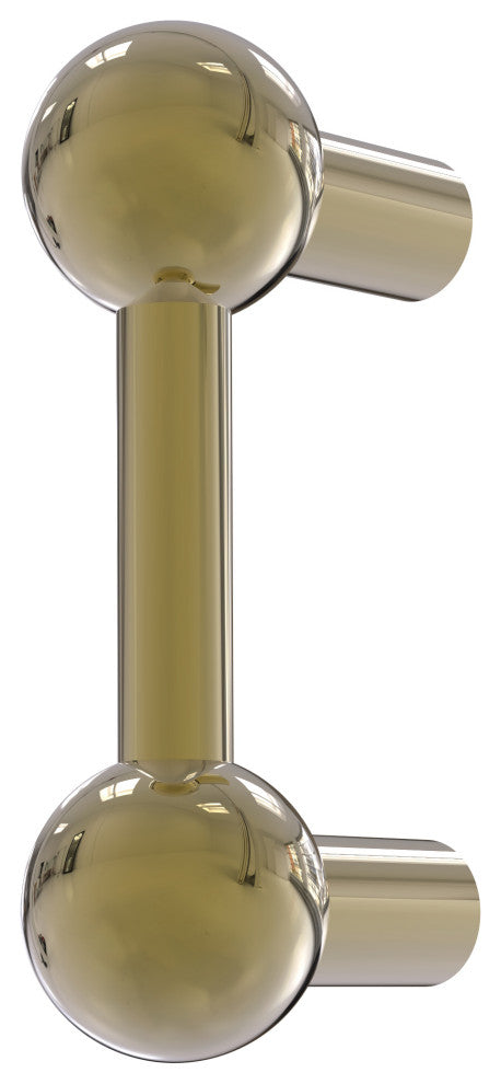 3" Cabinet Pull, Unlacquered Brass
