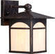 Nuvo 1-Light Incandescent Canyon Outdoor Light Fixture, Umber Bronze