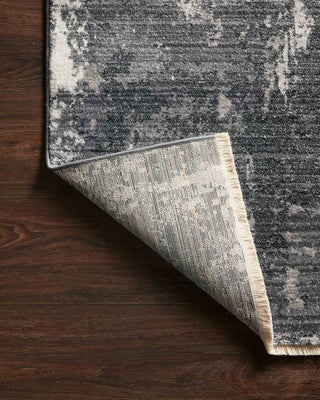 Samra SAM-06 Charcoal/Silver 2'7"x12' Area Rug