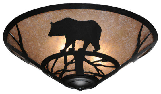 22W Bear on the Loose Flushmount