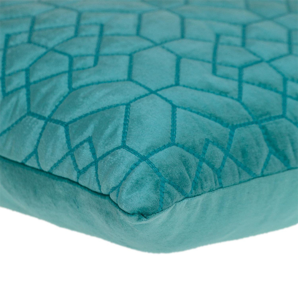 Parkland Collection Sora Aqua Throw Pillow