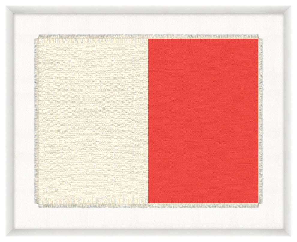 Nautical Flag Textile H, Giclee Reproduction Artwork