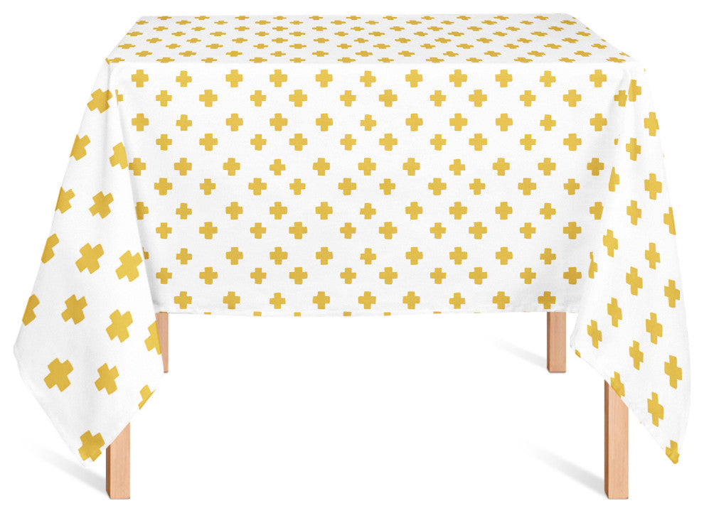 Cropattern Yellow 58x58 Tablecloth
