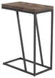 Rectangular Accent Table, Rustic Tobacco and Sandy Black