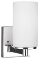 Generation Lighting Lighting 1-Light Wall/Sconce, Chrome