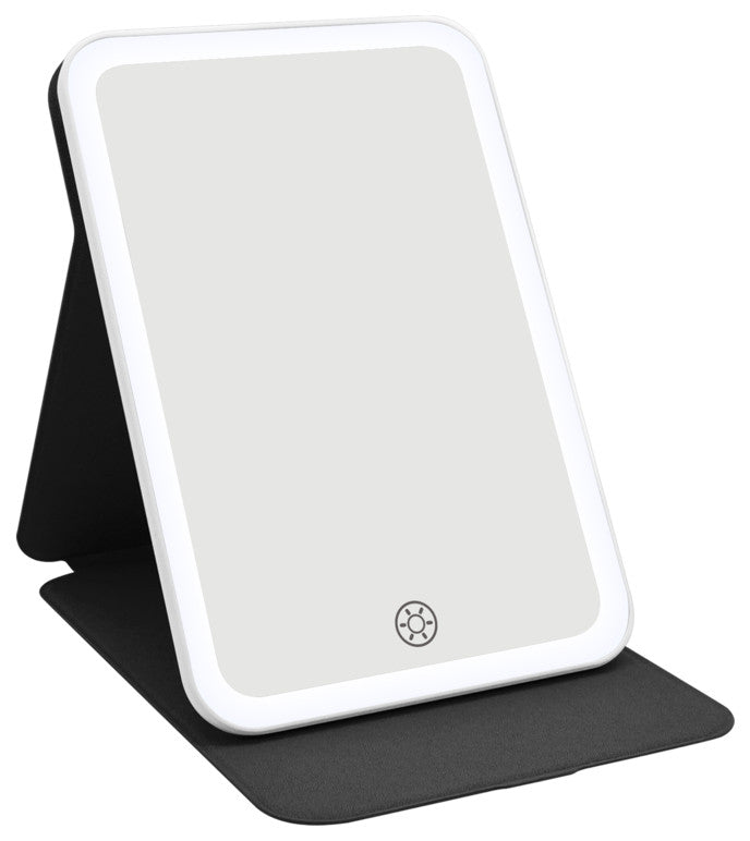 Touch Tablet Mini Tri Tone Led Makeup Mirror, Black