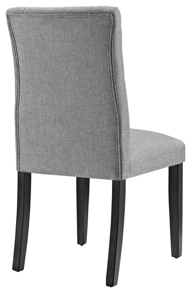 Modern Contemporary Urban Design Kitchen Room Dining Chair, Gray Gray, Fabric