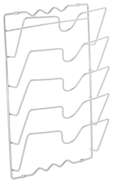 Wall Door Mounted Pot Lid Rack