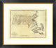 "State of Massachusetts, 1795" Framed Digital Print by Mathew Carey, 32"x27"