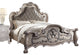Jazlyn Ornamental Baroque Standard Bed, Vintage Bone White, King