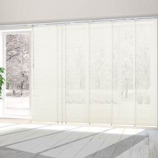 Malia 7-Panel Track Extendable Vertical Blinds 110-153"W