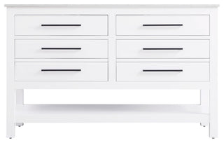 Home Living 54" Single Bathroom Vanity, White