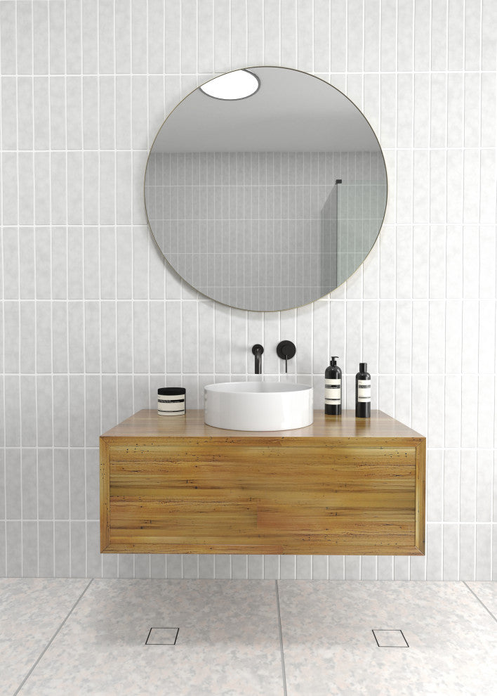 Round Black 36" Stainless Steel Framed Mirror, Satin Brass