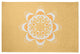 Ikat Mandala Chenille Rug, Sunshine Yellow, 4'x6'