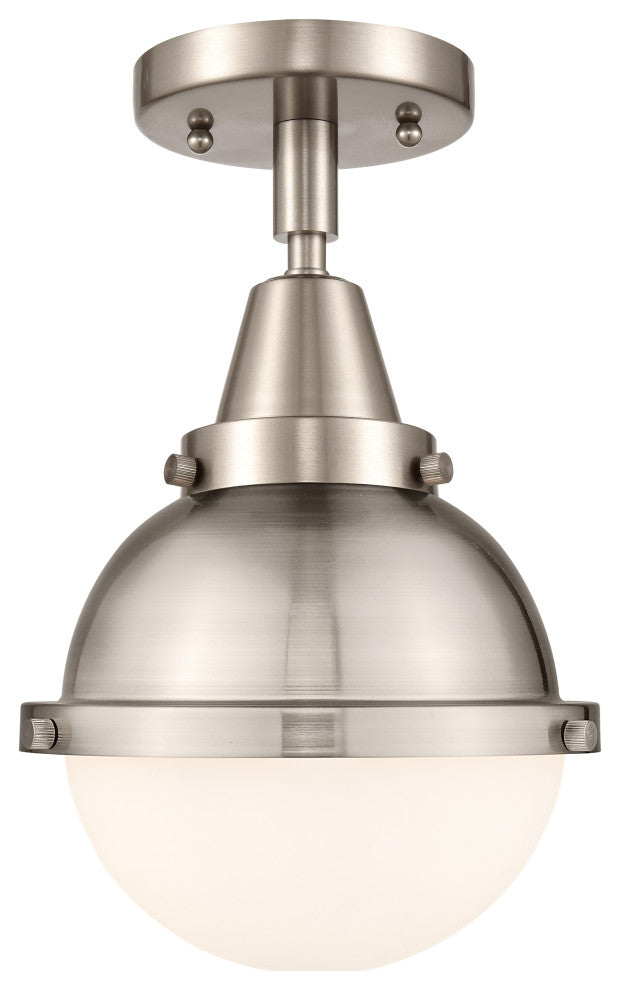 Innovations 447-1C-SN-HFS-61-SN-LED 1 Light Flush Mount, Brushed Satin Nickel