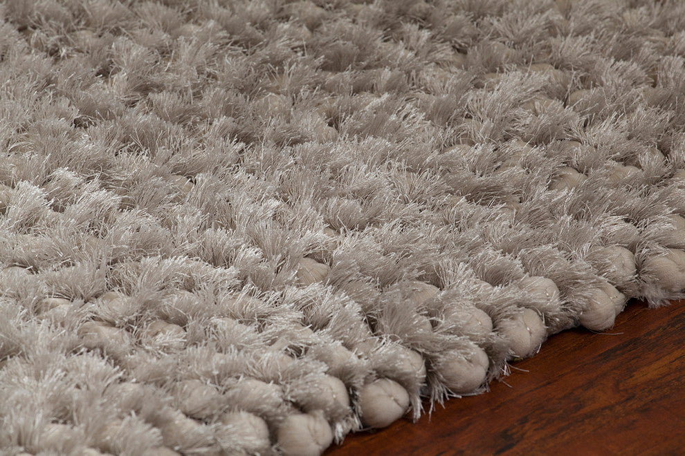 Cinzia Contemporary Area Rug, Silver, 7'9"x10'6"