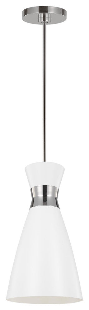 Heath Pendant, Polished Nickel
