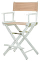 024" Director's Chair White Frame-Tan Canvas