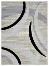 Modern Accent Rug, Champagne, 6'11"x4'11"