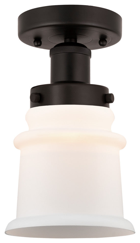 Innovations 616-1F-OB-G181S Canton 1 Light Semi-Flush Mount, Oil Rubbed Bronze