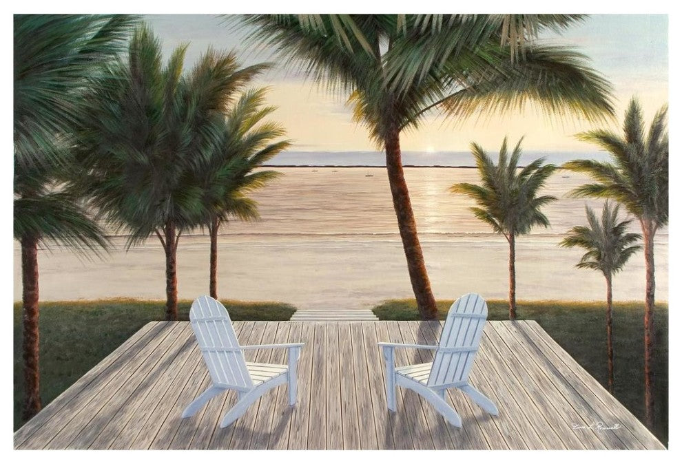"Palm Beach Retreat" Digital Paper Print by Diane Romanello, 20"x14"
