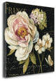 "Marche De Fleurs On Black I" By Lisa Audit, Giclee Print on Gallery Wrap Canvas