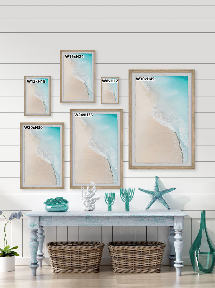 "Off in Paradise" Framed Painting Print, 24x36