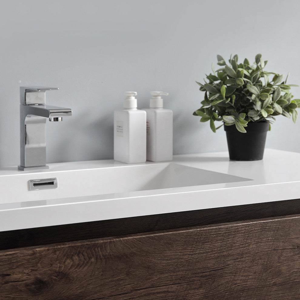 Fresca Lazzaro 48" Rosewood Cabinet With Integrated Sink