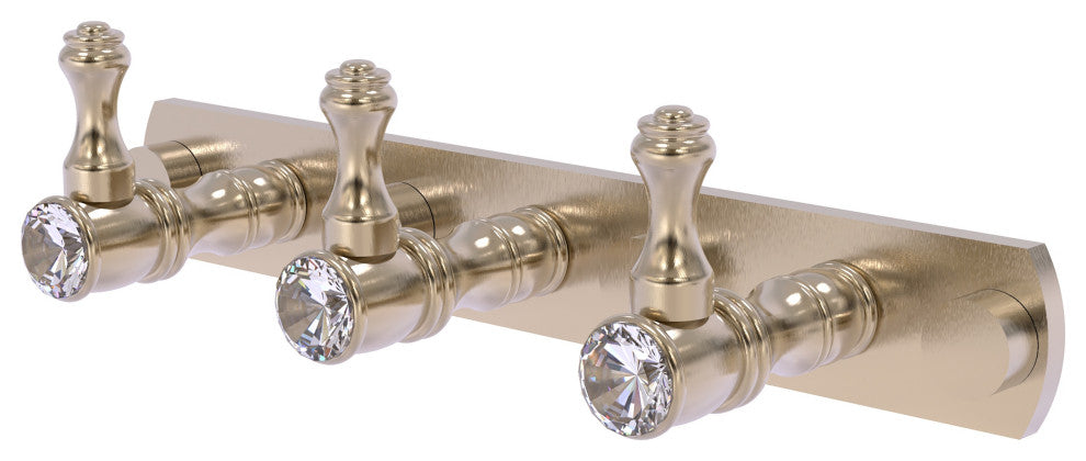 Carolina Crystal 3 Position Tie and Belt Rack, Antique Pewter