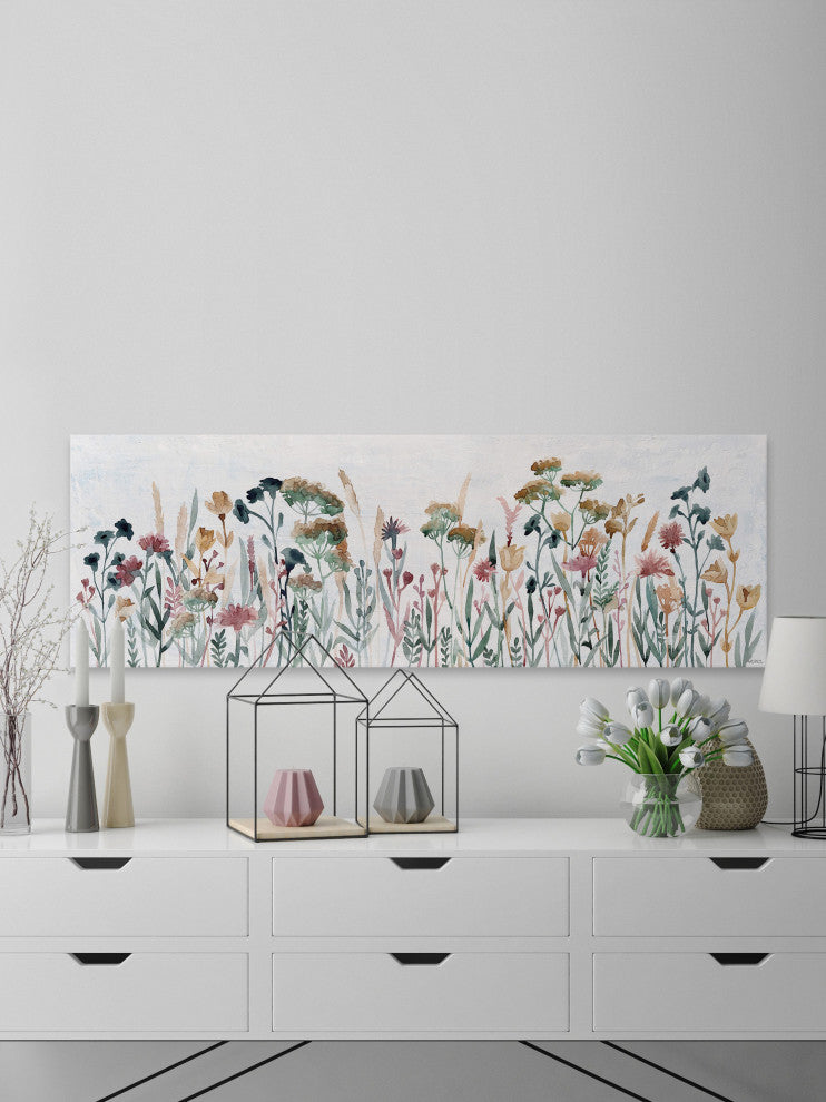 "Pretty Wildflowers" Painting Print on Wrapped Canvas