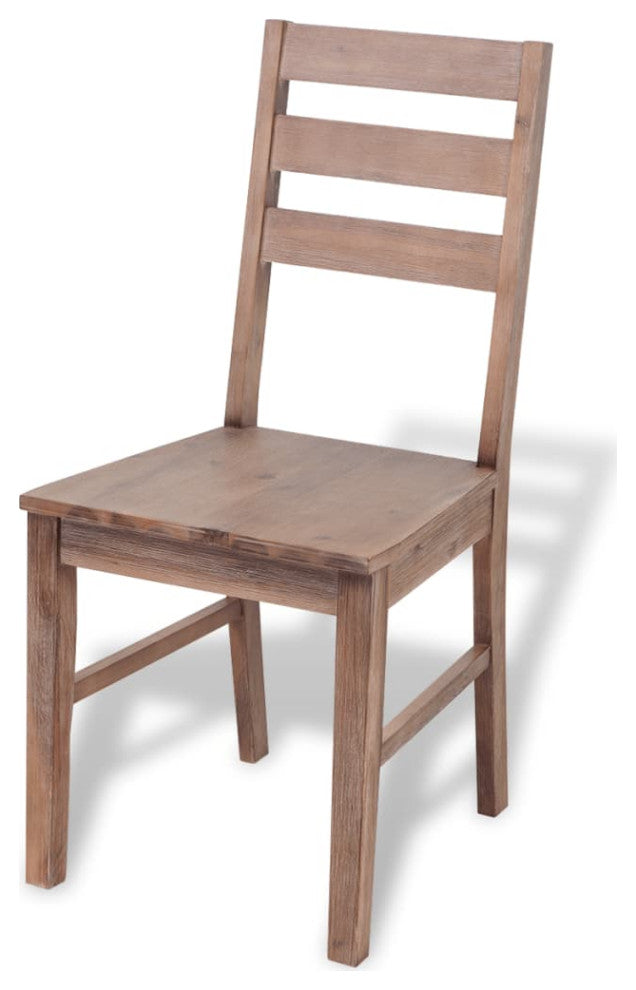 vidaXL Dining Chairs 6 pcs Solid Acacia Wood