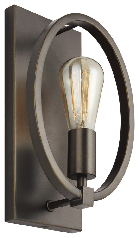 Generation Lighting, WB1847ANBZ, Medium Sconce, Antique Bronze