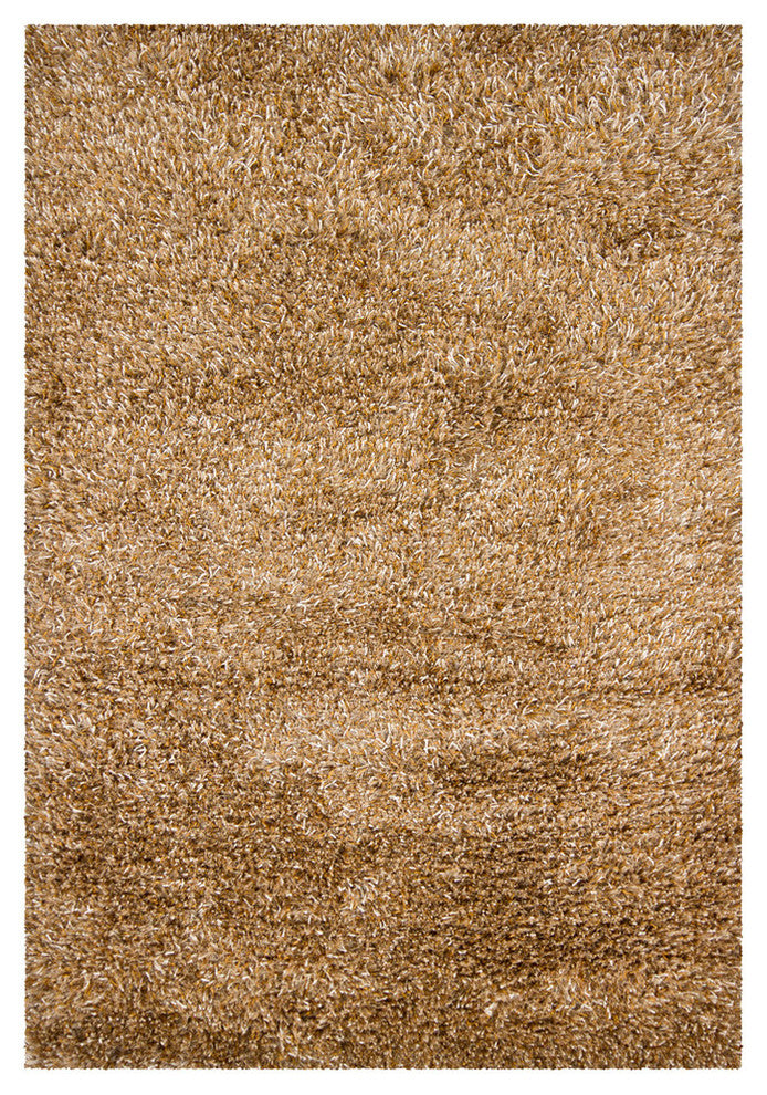 Orchid Contemporary Area Rug, Brown, 7'9"x10'6" Rectangle