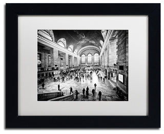 Philippe Hugonnard 'Grand Central Terminal NYC', Black Frame, White Mat, 14x11