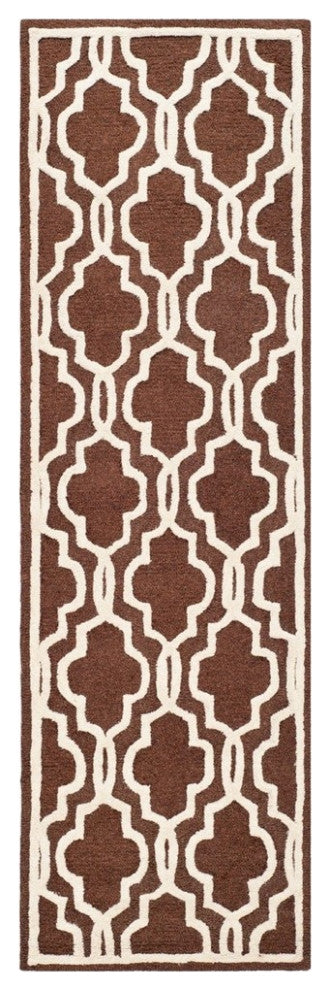 Safavieh Cambridge CAM131H 6'' Round Dark Brown Rug