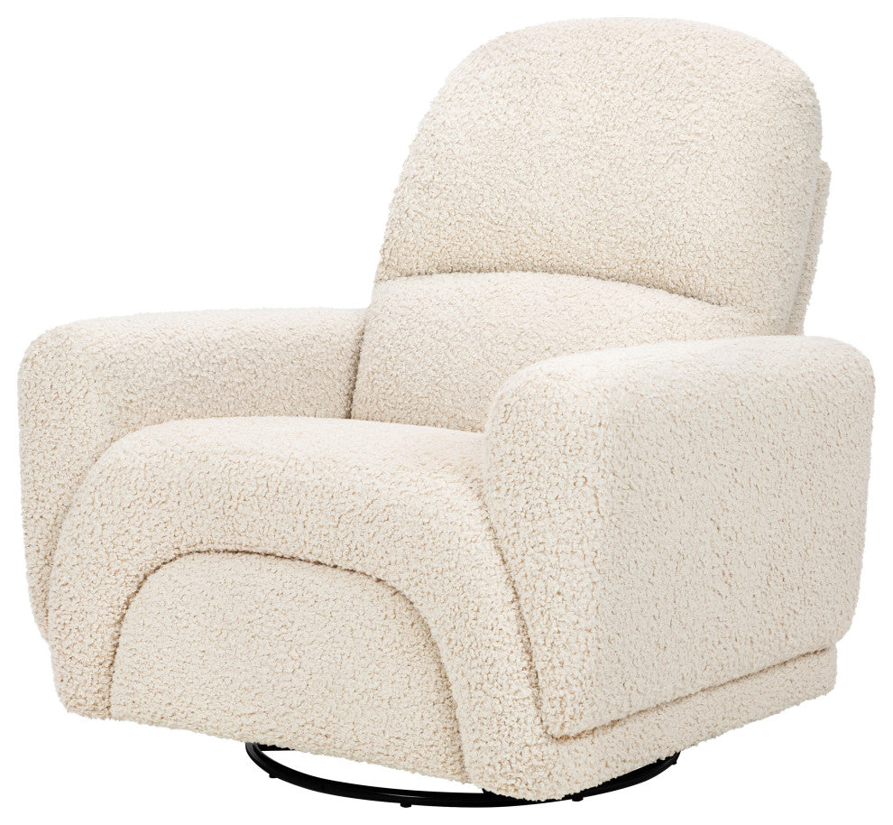 Rainbow Recliner and Swivel Glider, Teddy Loop, Almond Teddy Loop