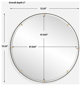 Uttermost - 09982 - Mirror - Grand Pendulum - Antiqued Gold