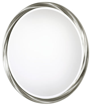 Orion Silver Round Mirror