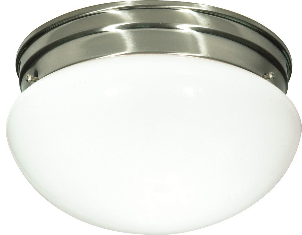 Nuvo 2 Light 18W Fluorescent Brushed Nickel Close-to-Ceiling Light Fixture