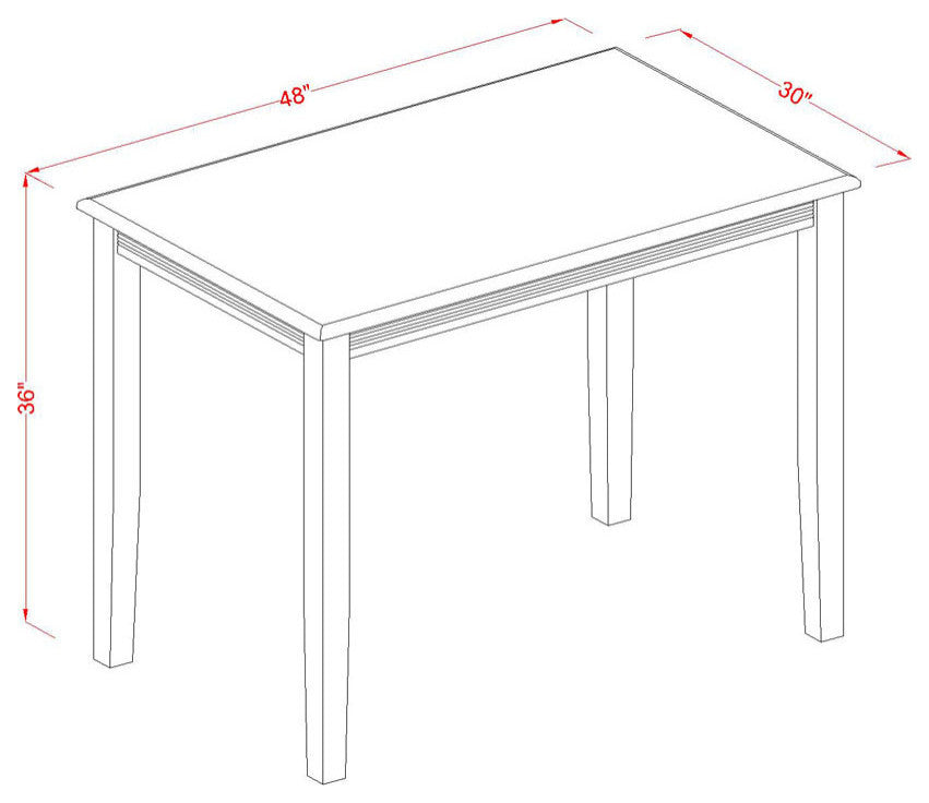Yarmouth Counter Height Table Finished, Buttermilk And Cherry