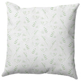 Muted Bongo Pillow, Green, 16"x16"