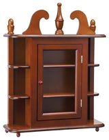 Savile Row Hardwood Wall Curio Display Cabinet