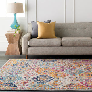 Harput Traditional Saffron, Burnt Orange Area Rug, 5'3"x7'3"