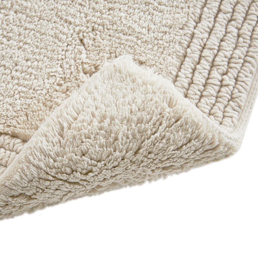 Madison Park Signature Splendor 100% Cotton Tufted 3000 GSM Reversible Bath Rug