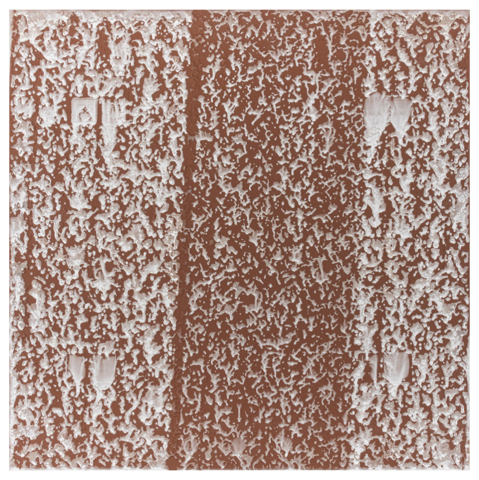 Kings Heritage Ceramic Floor and Wall Tile Sample, White