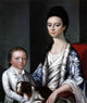 Gilbert Stuart Christian Stelle Banister and Her Son John Wall Decal