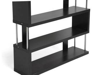 Barnes Dark Brown 3-Shelf Bookcase