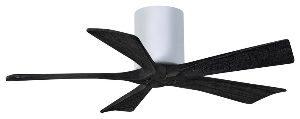 Matthews Fan, Irene-5H Ceiling Fan, Gloss White, 42", Matte Black