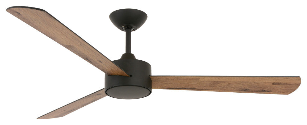 Lucci Air Climate III 52" DC Ceiling Fan, Oil Rubbed Bronze and Dark Koa