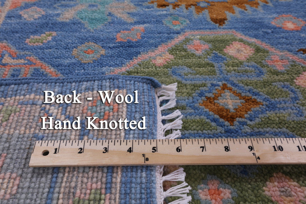 8' 2" X 10' 3" Turkish Oushak Handmade Wool Rug - Q15402